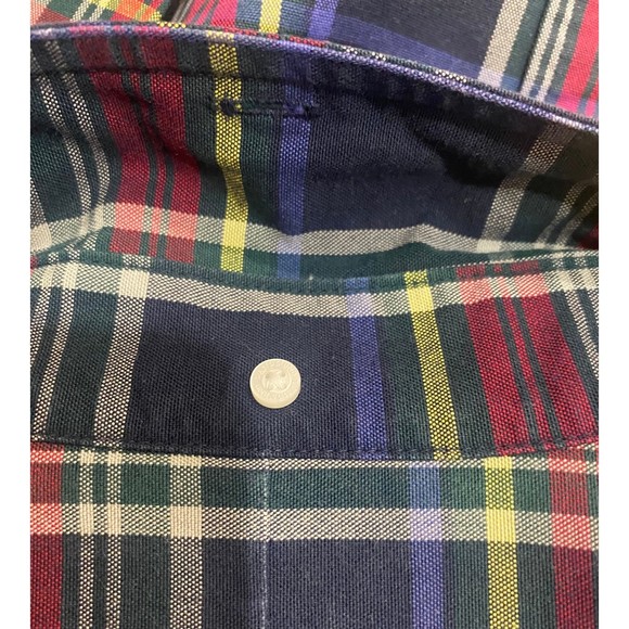 LANDS' END long sleeve heavy duty button up Cotton Shirt Sail/Rigger/Oxford -XL - Picture 8 of 12